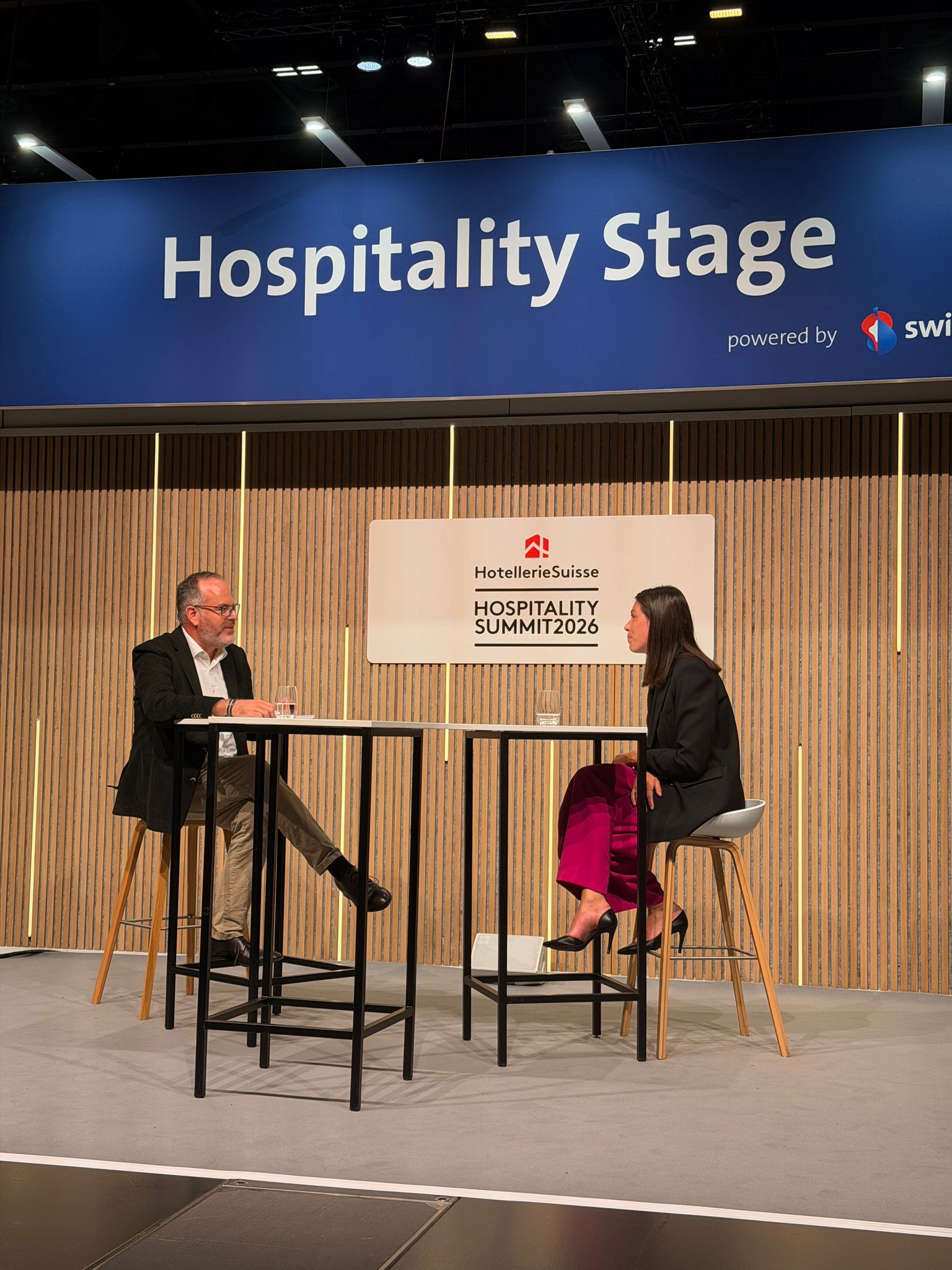Marie Murer im Interview auf der Hospitality Stage beim HotellerieSuisse Hospitality Summit